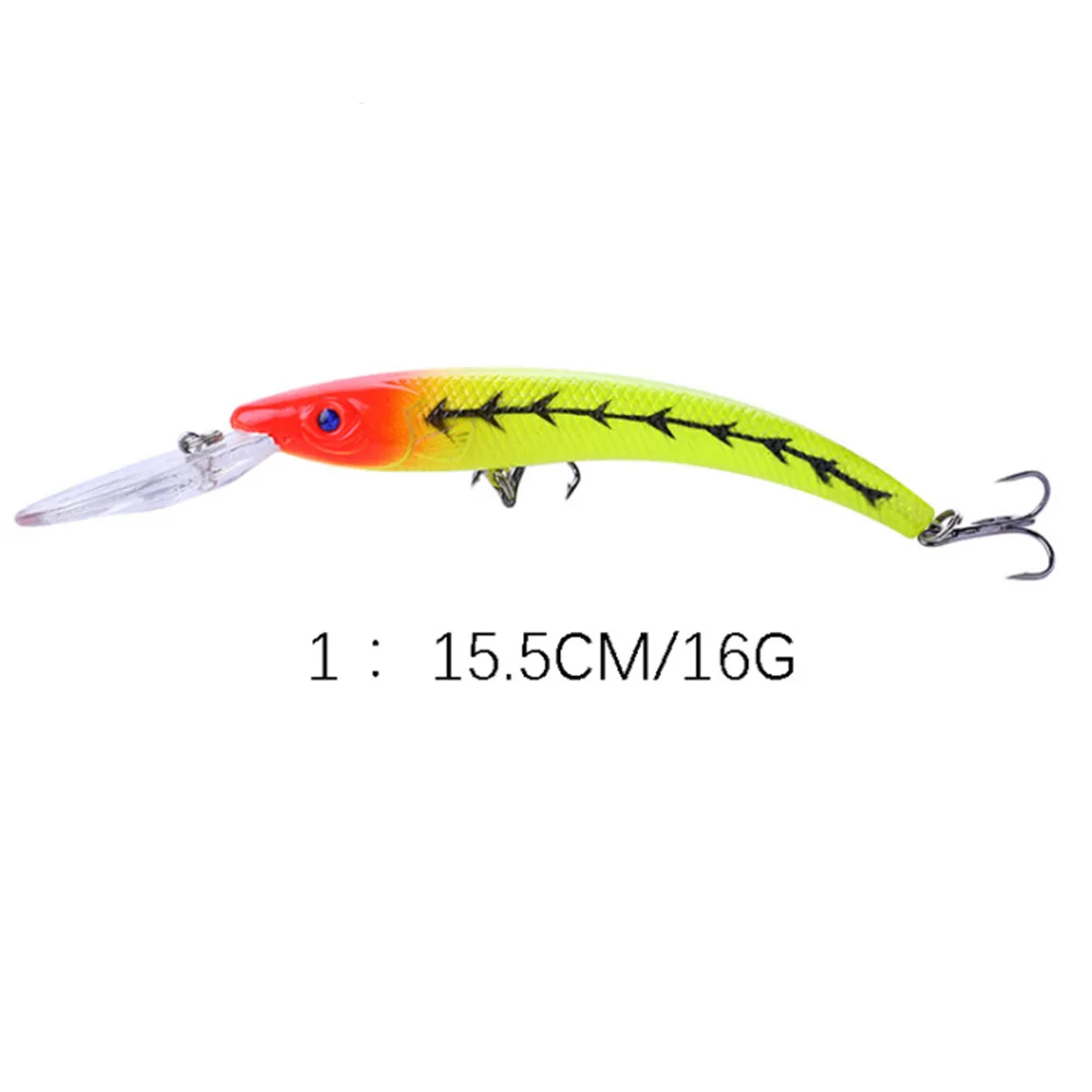 Deep Walleye Killer Big Minnow Trolling Fishing Lure Wobbler Bandit 15.5cm 18g Floating Crankbait Bass Pike Bait Jerkbait Tackle
