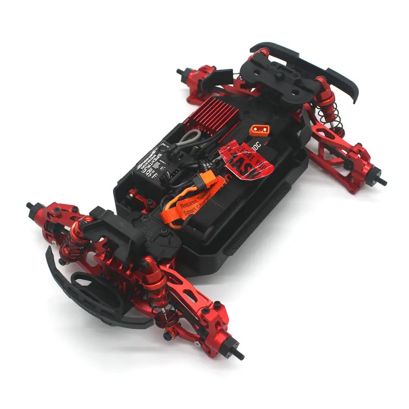 ARRMA 1:18 granito tifón Grom RC piezas de metal control remoto coche balancín dirección taza montaje piezas negras