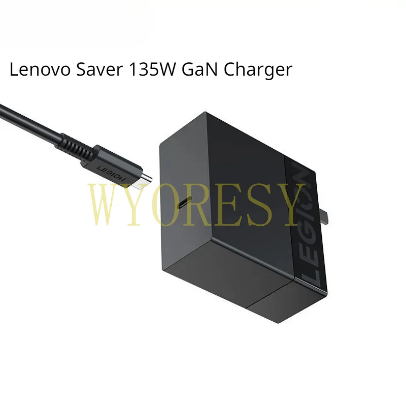 FOR Lenovo rescuer 135W gallium nitride charger  power adapter notebook fast charge flash charge data cable USB data cable