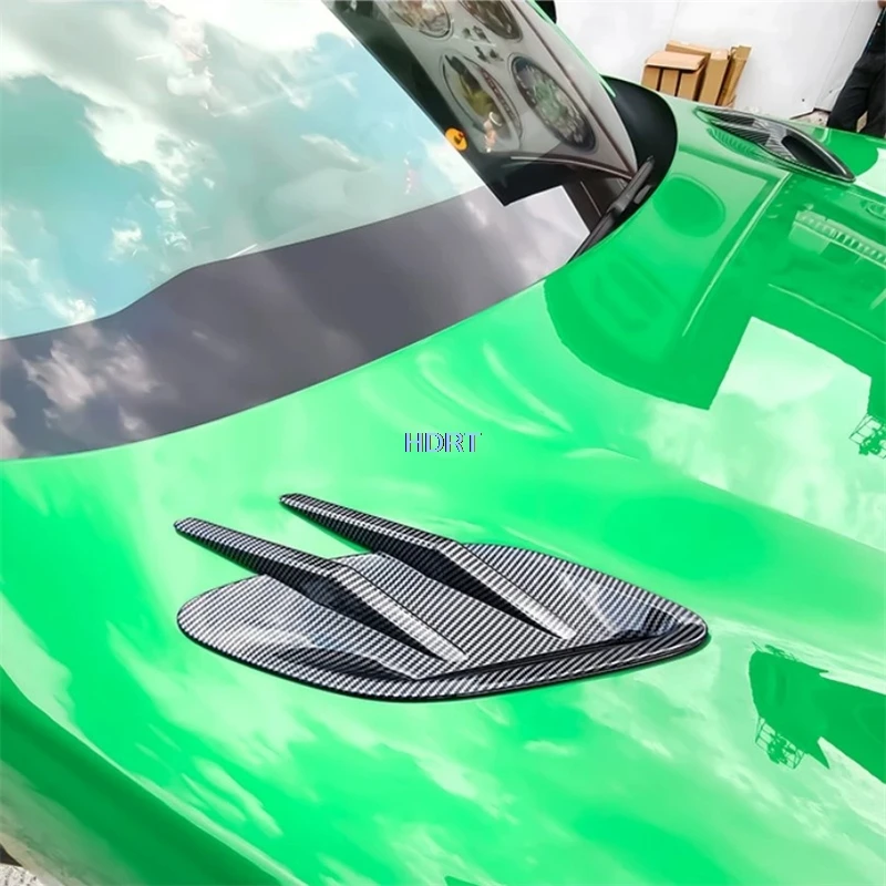 For Xiaomi YU7 2025 + Car Styling Front Engine Bonnet Frame Hood Scoop Air Intake Vent Outlet Cover Accessories Exterior Sticker