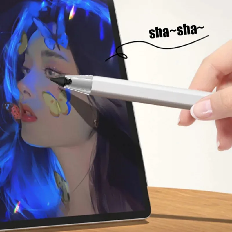 Apple Pencil用シリコンラバースタイラスペン、耐摩耗性交換、タブレットペン、ミュートスペアペン、USB c、ipencil 1、2、アップグレード