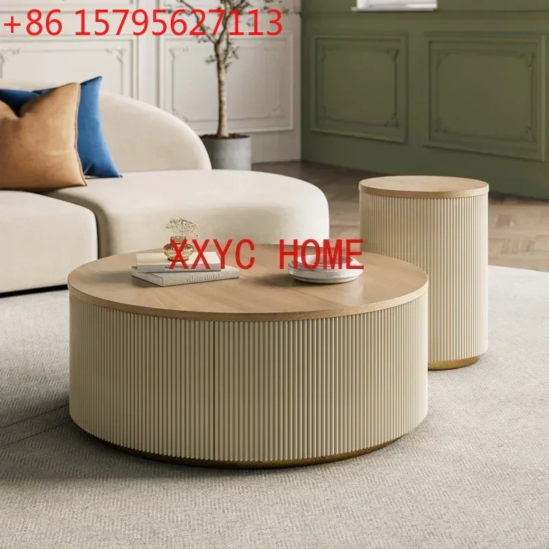 

Luxury Design Coffee Table Modern Living Room Round Center Coffee Table Simple Unique Tavolino Da Salotto Interior Decoration