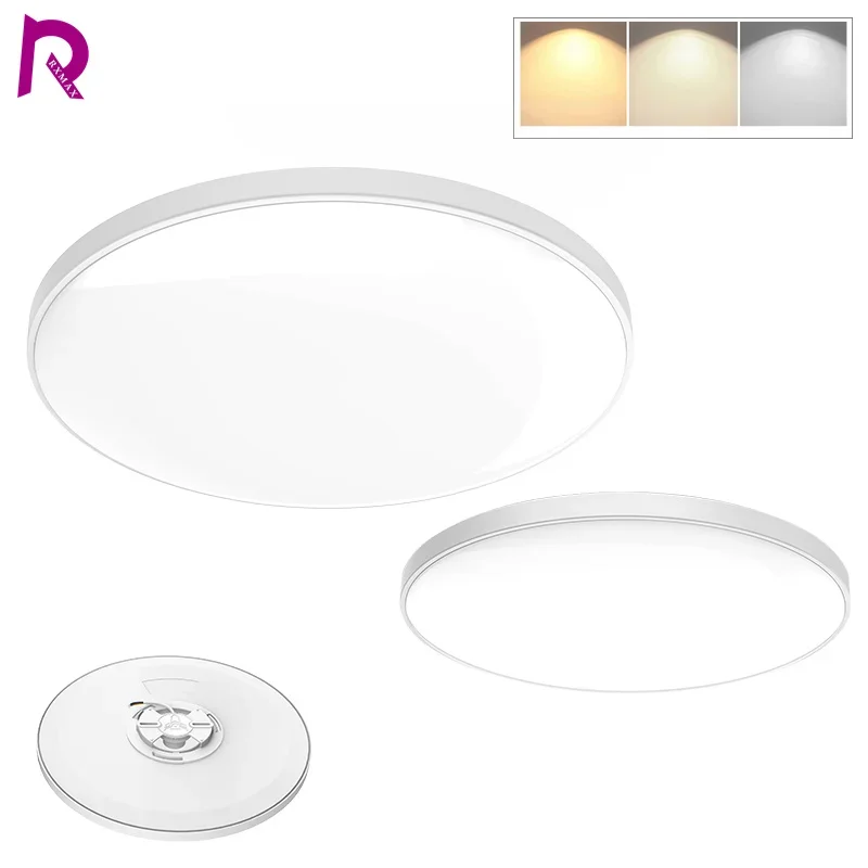 

RXMAX Ultra-thin Round LED Ceiling Light 220V Bedroom Light Neutral White Cool White Warm White 30W 40W Indoor Led ceiling Lamp