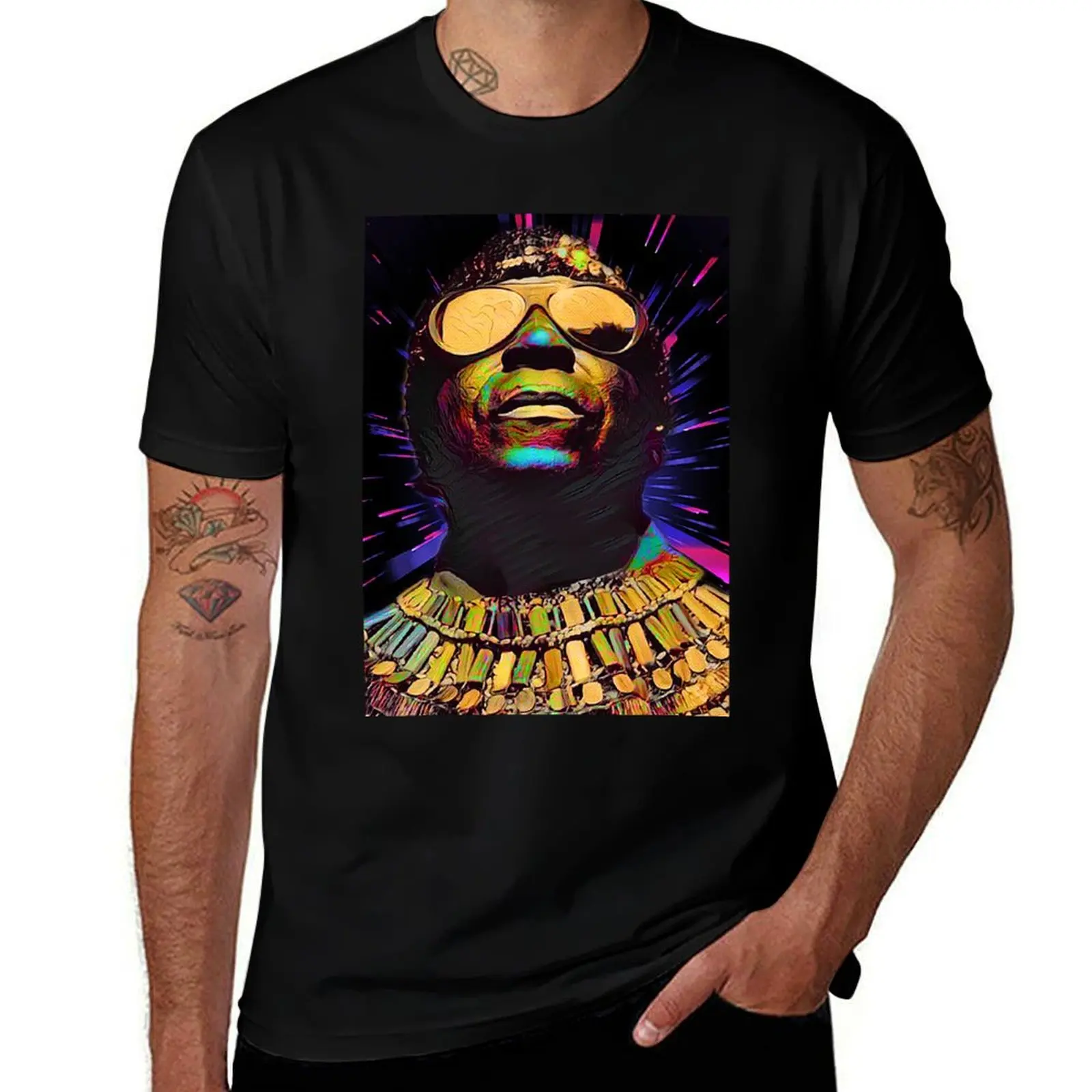 Sun Ra - Space Is The Place T-Shirt Sport Basic Moisture Wicking Tee T-Shirt