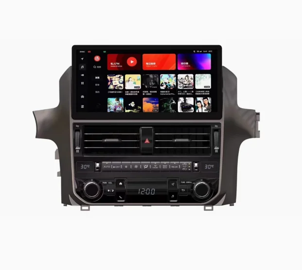 Central Control Instrument Panel and Gear Select Upgrade for  GX460 with Large Screen Carplay