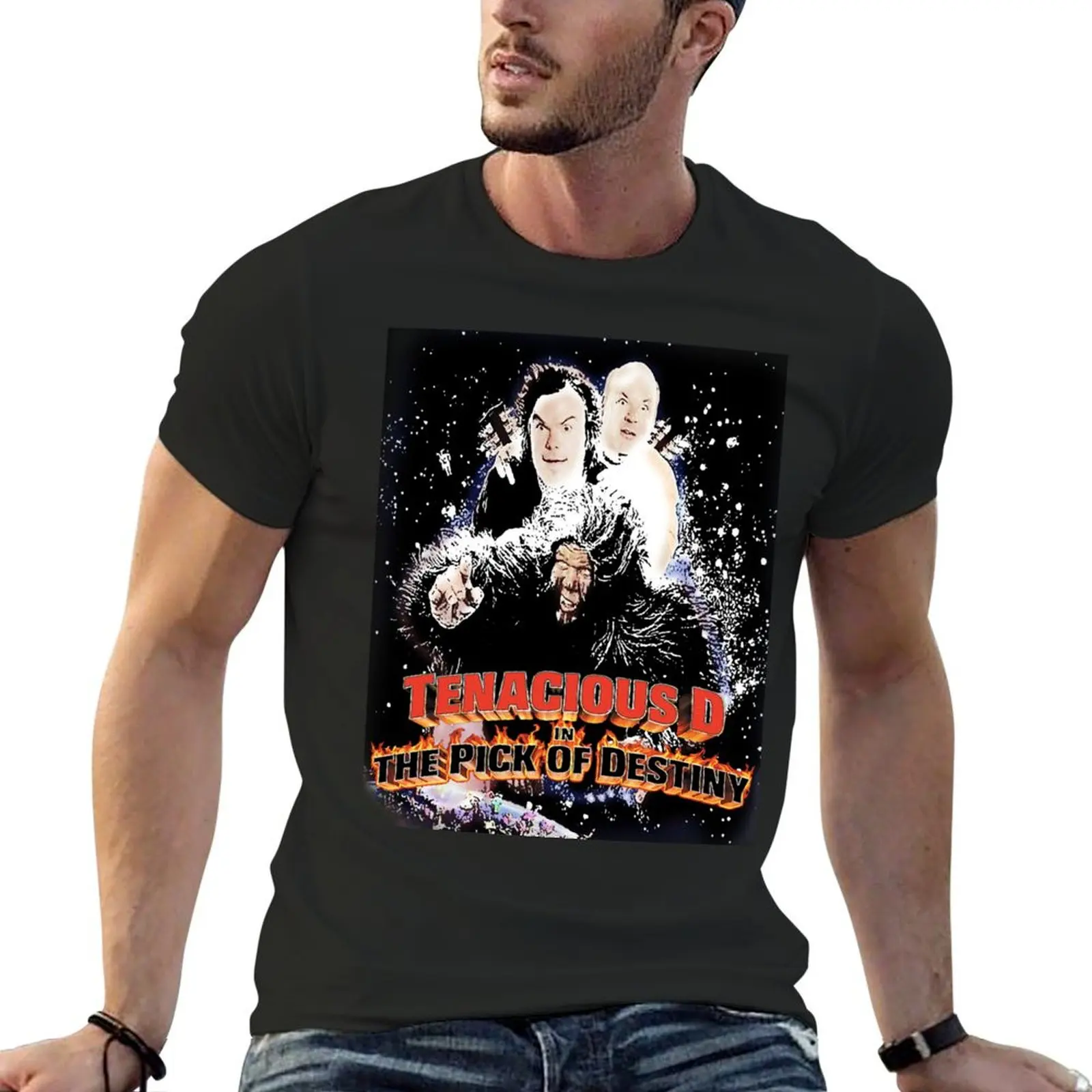 

Pick of destiny sasquatch T-Shirt cheap stuff aesthetic clothes sweat mens graphic t-shirts anime