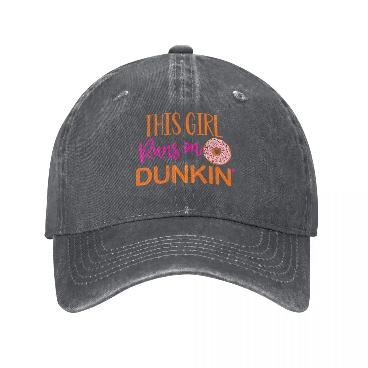 

Runs on Dunkin’ Baseball Cap Horse Hat Custom Cap Hats Man Women's