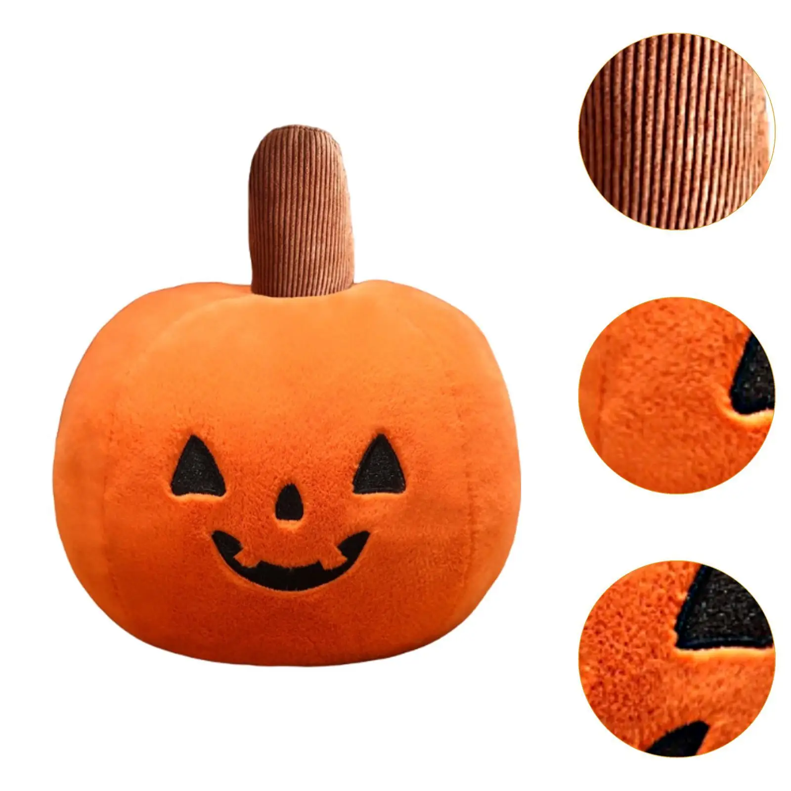 Halloween Pumpkin Throw Pillow Cute Demon Doll for Bedroom Living Room Sofa