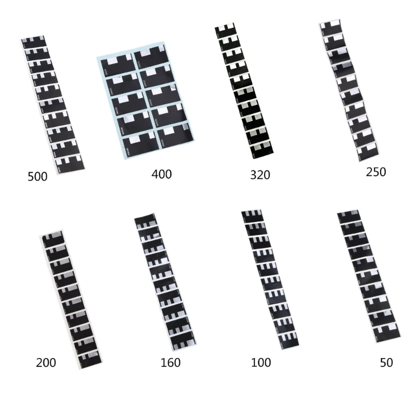 10Pages 135/35mm Bulk Film DX Code Sticker ISO500 400 320 250 200 160 100 50 Label Hand Roll Auto-ISO Detected Drop Shipping