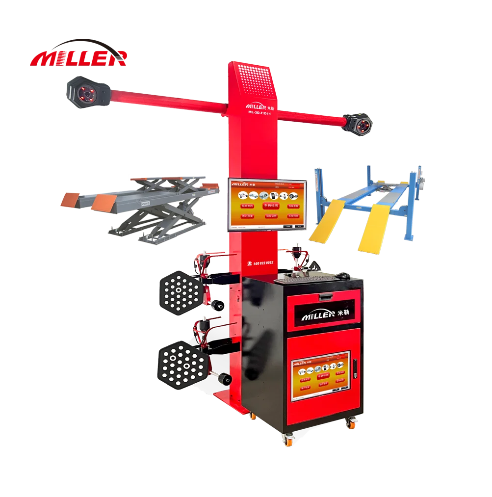 

Reliable 3D Four Wheel Alignment System With ADAS For Auto Repair Garage With Lift Equipment And Tire Changer