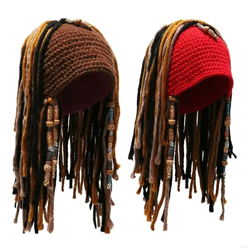 sombrero-pirata-acrilico-hecho-a-mano-con-rastas-y-bufanda-gorro-disfraz-textura-acrilica-para-vestidor-eventos