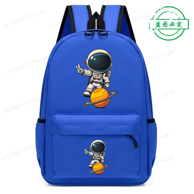 Mochila escolar fofa de astronauta kawaii, mochila escolar para meninos e meninas, mochila escolar casual da moda, presente de aniversário para crianças