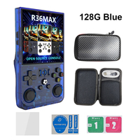 R36MAX Retro Handheld Game Console Open Source Linux System 4.0 Inch IPS Screen Portable Video Gaming Player 128G 22000+ Games
