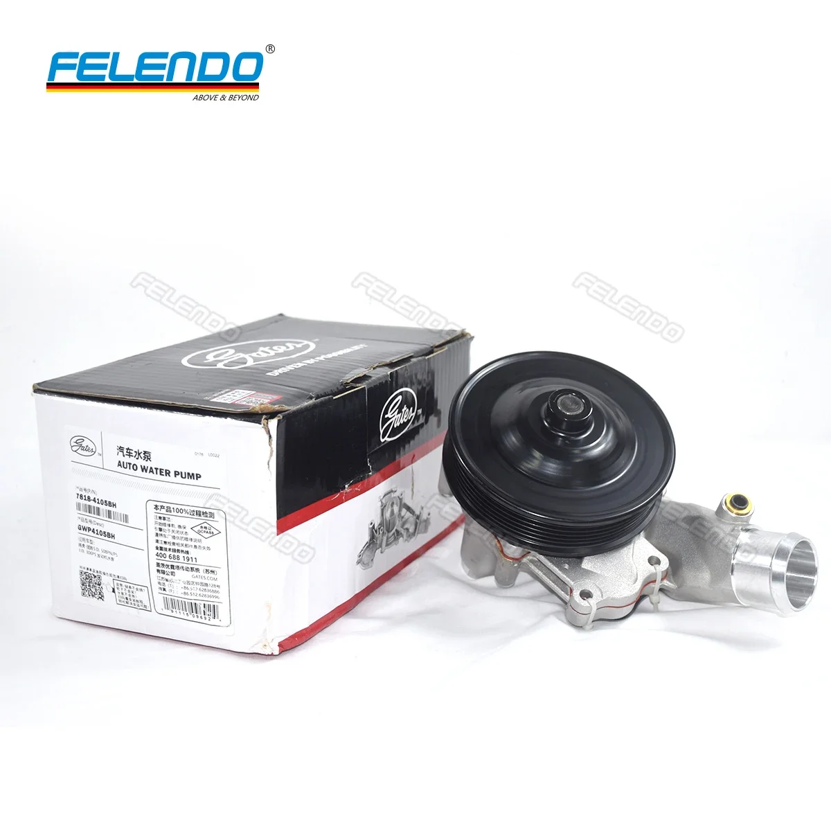 Felendo Cooling System LR029412 C2Z31587 Water Pump Land a Rover Range a Rover LR033993 LR055239 LR010801 5.0 Petrol Water Pump