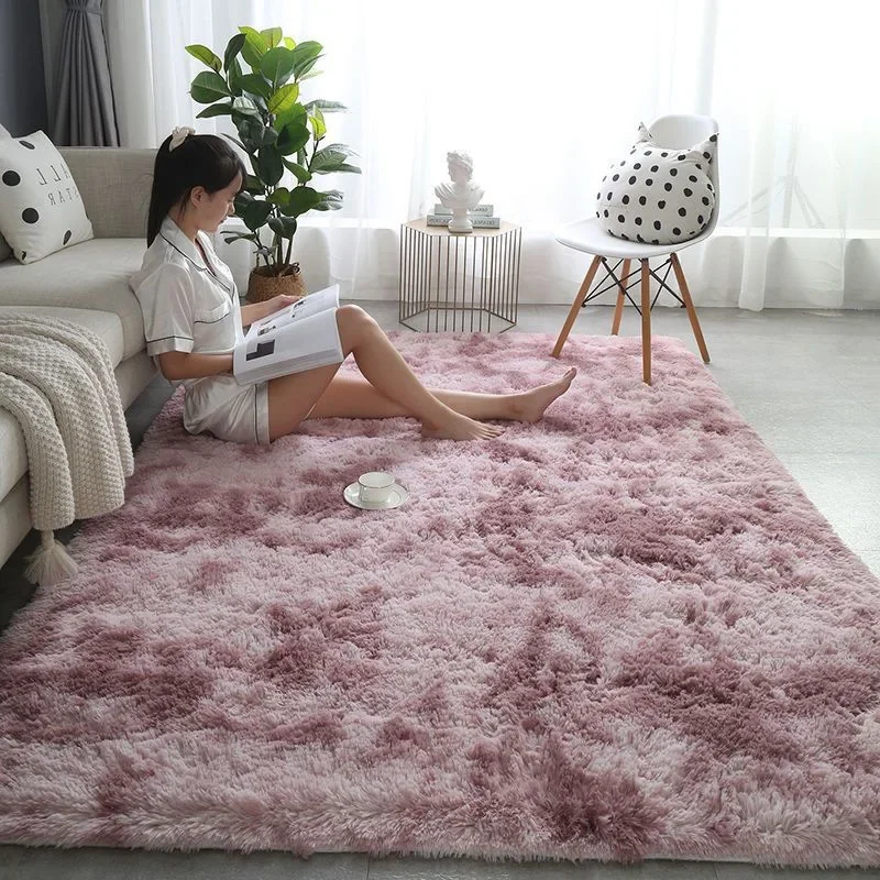 40x60cm Plush Thick Rug for Living Room Soft and Comfortable Floor Carpets for Home Decor Acessório Para Banheiro Moderno