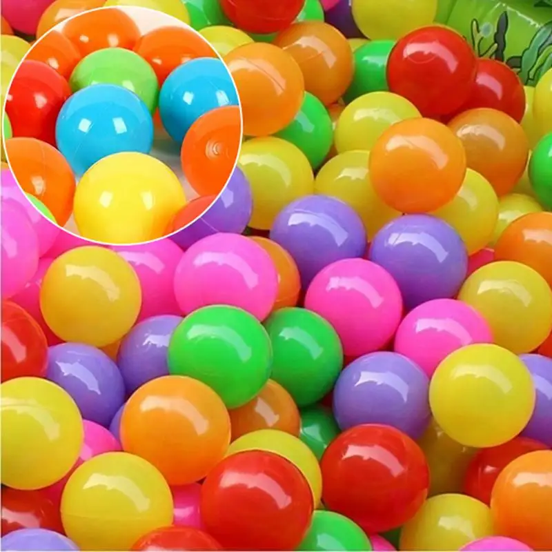 50PCS Outdoor Sport Ball Colorful Soft Water Pool Ocean Wave Ball Baby Children Funny Toys Eco-Friendly Stress Air Ball