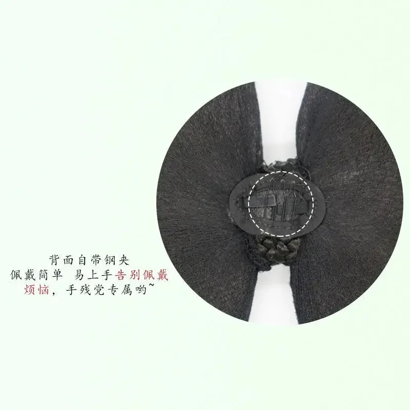 Oiran Kimono Cosplay Hair Accessories For Post-Brain Black Butterfly Headgear Tang Dynasty Headwear Ancient Photography