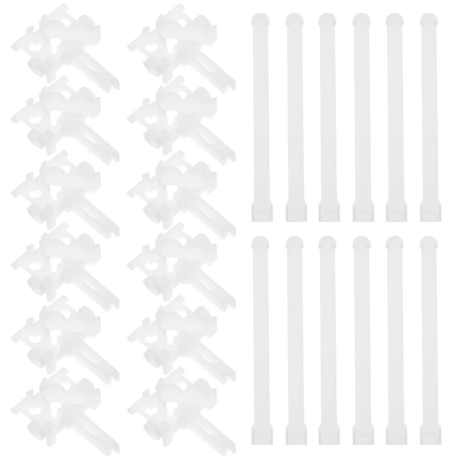 

12 Sets Vertical Blind Repair Carrier White Pulley Replacement Kit for Curtains Blinds Accessories Hardware Parts