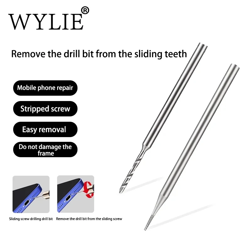 WYLIE Alloy Piercingand Sliding Drillbit Quickly Remove The Stripped Thread Scred, Used in Polishing Pens 1-5pcs