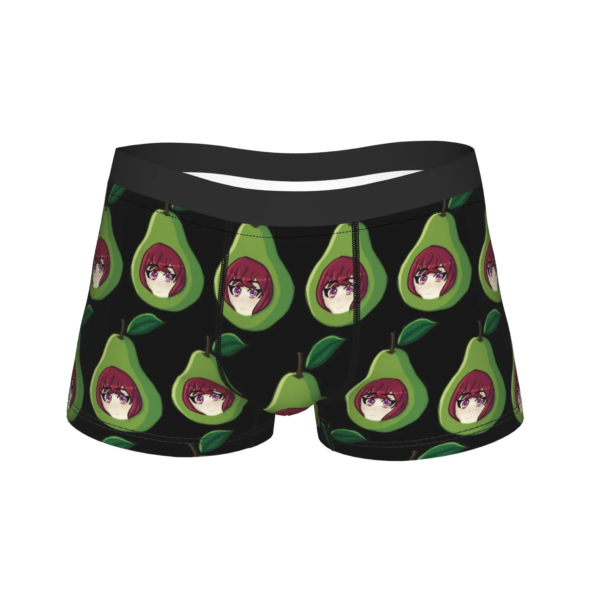 Pearto Kasane Teto Pear Anime Japanese Music Character Boxer Brief  Underwear Quality Male Comfortable Boxer Shorts Panties