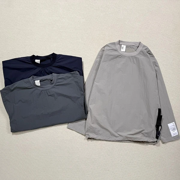 N.HOOLYWOOD Military Wind Concept Branch Nylon Ultra Light Windproof Outline Loose Crew Neck Tee