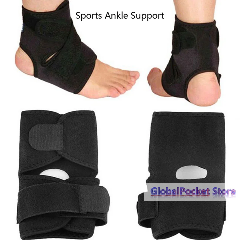 

[TG823]Adjustable Sports Compression Elastic Ankle Brace Support Fitness