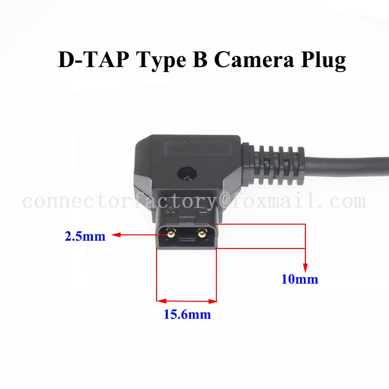 D Tap To FGG FHG FSG 0B 2 Pin Male Plug Power Cable Perfect for Teradek Bond,Transvideo SmallHD 703Monitor Camera