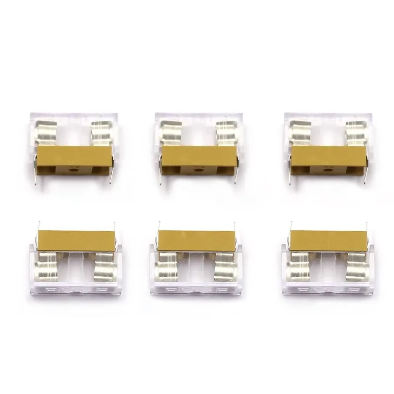 5pcs 5 * 20 Fuse Holder with Transparent Cover Fuse Box, High-quality Fuse Holder