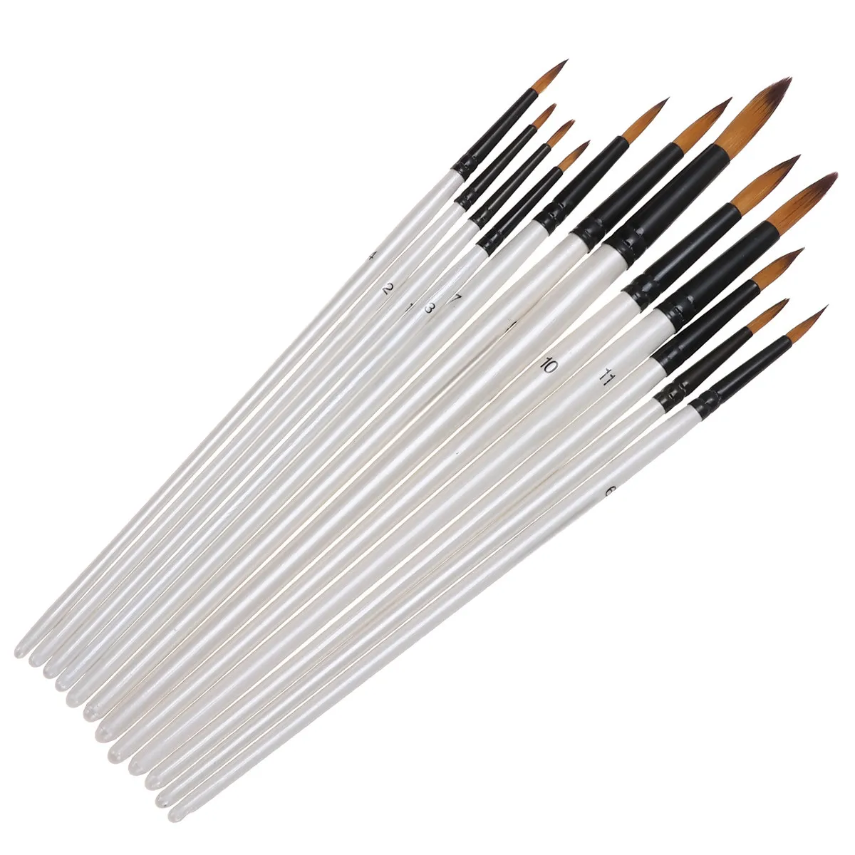 Set Painting Brush Watercolor Art Halloween Christmas New Year Art Paint Brush Set Art Paint Brushes Set Detail Paint Brush Set