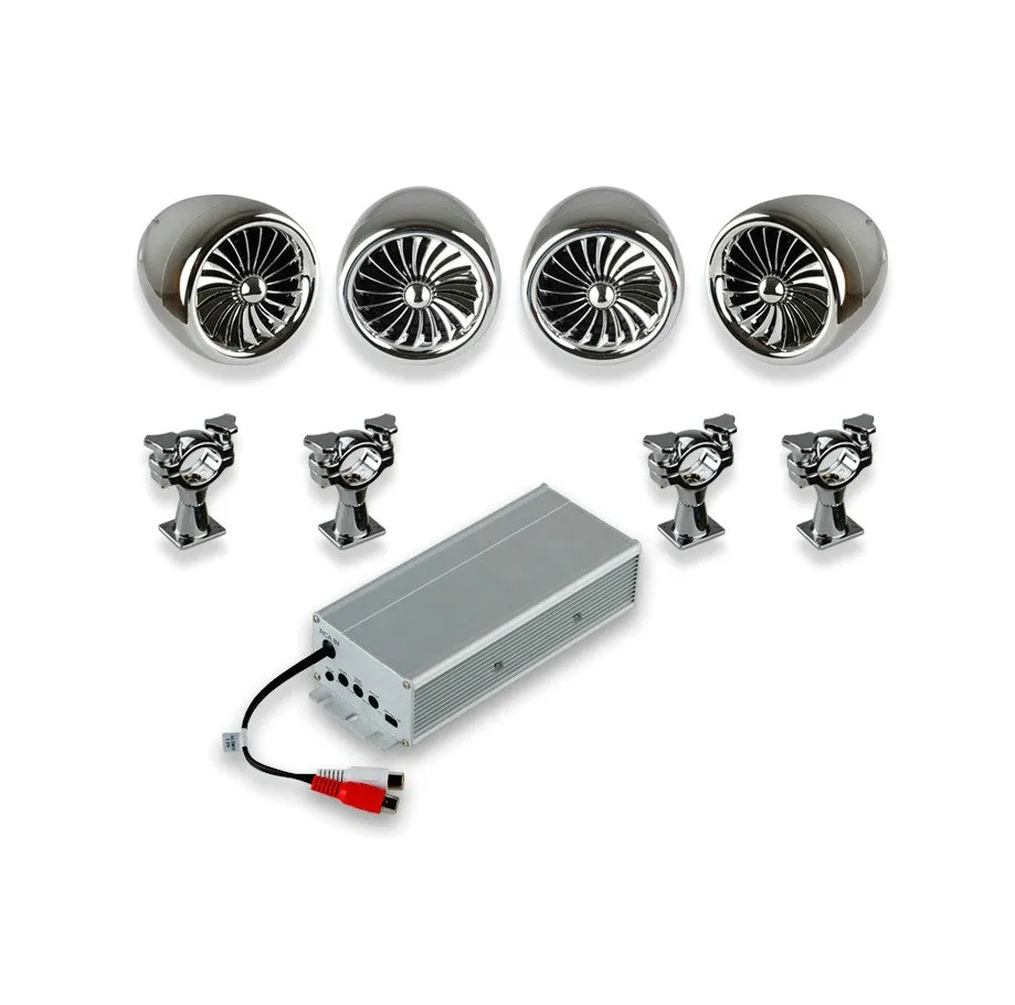 

ATV UTV4 Quad - 4 Channels Marine Bluetooth ATV/Golf Cart/UTV Speakers Stereo System