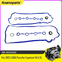 Engine Parts Valve Cover Gasket Set Fit 4.5 L M48.50 For Porsche Cayenne Turbo 955 9PA 4.5L V8 Gas 94810593205 2003-2006