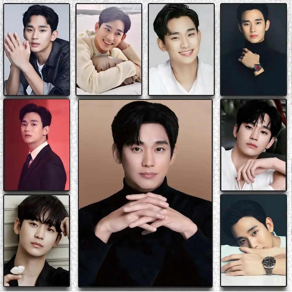 Actor Kim Soo-hyun Poster Artistic Peel-Off Wall Decor, Indoor Outdoor Home Ornament for Collectors