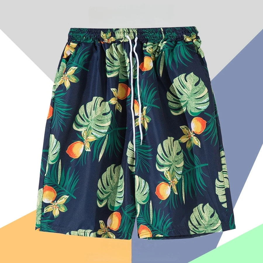 

Summer Beach Shorts for Outdoor Wear, Quick Drying, Sanya Tourism, Beach Surfing, Lazy Style, Big Shorts for Men