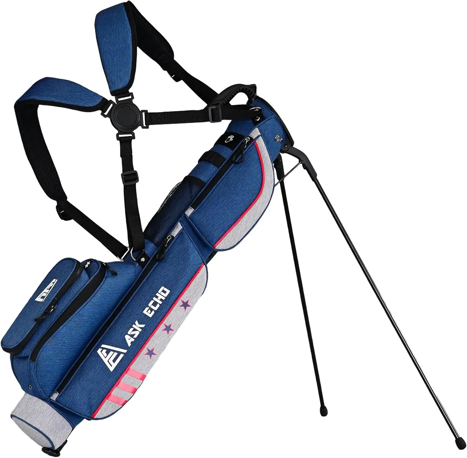 Golf Stand Bag,Pitch n Putt Golf Lightweight Stand Carry Bag,Easy to Carry and Durable Golf Bag for The Driving Range