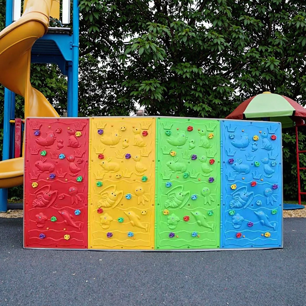 

Colorful New Design Rock Kids Climbing Wall Equipment Material Indoor Kids Climbing Walls