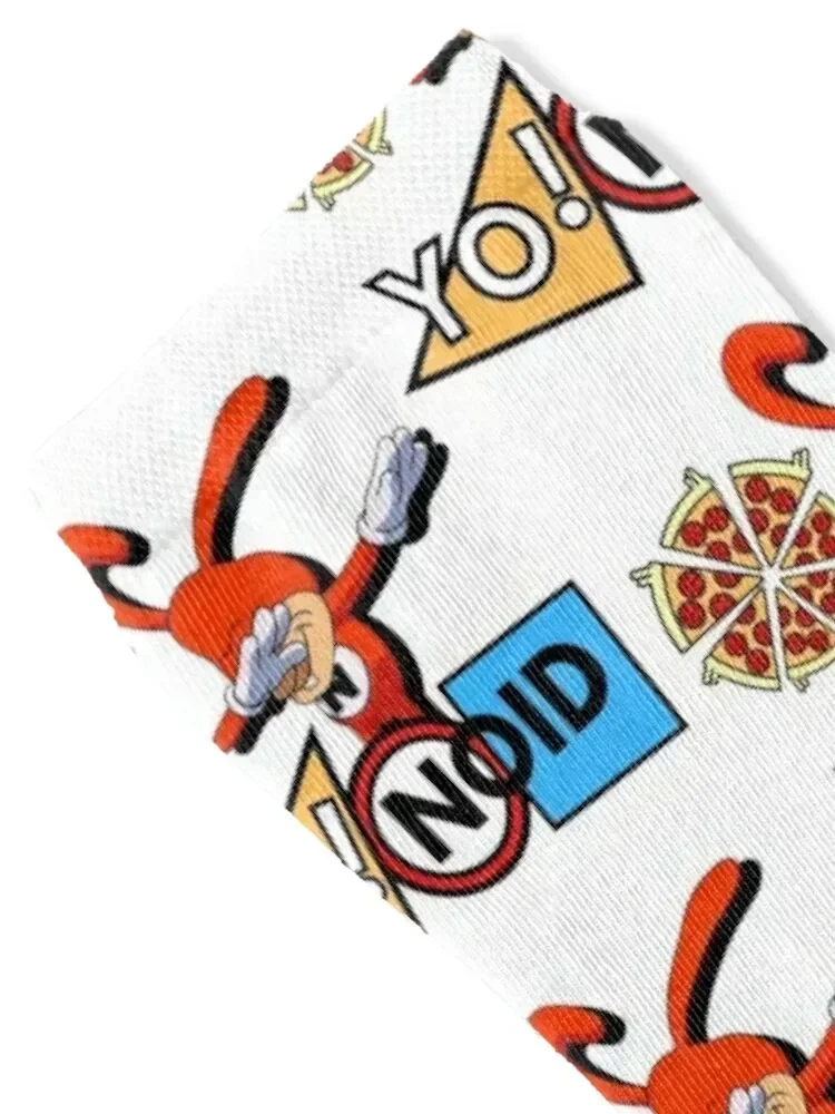 Yo Noid, Avoid the Noid, Domino's Pizza, 1990s Noid Flight School Socks gift designer brand sheer Socks Men's Women's