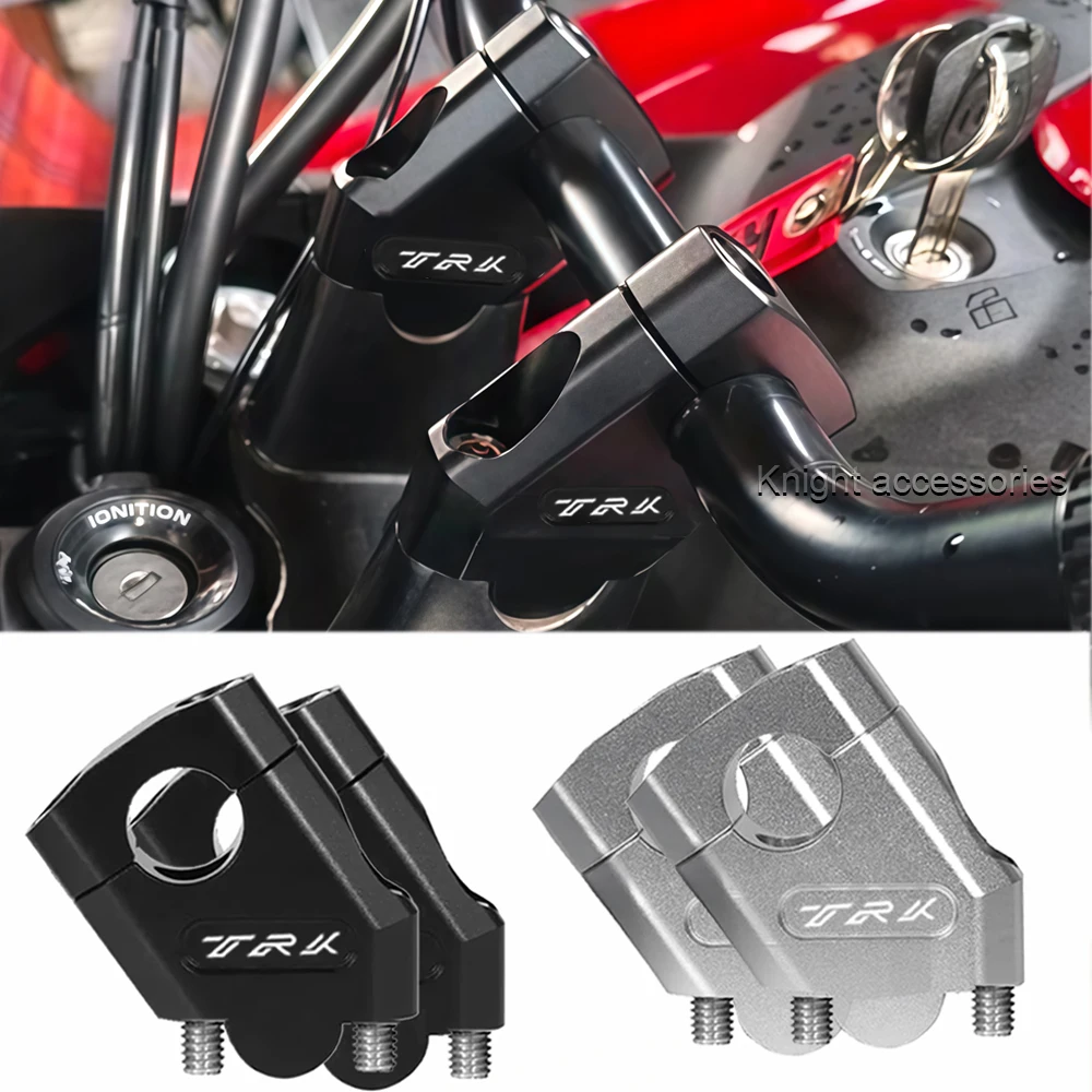 For TRK502X TRK 502 TNT135 TNT25N Trail TRK Motorcycle Accessory Handlebar Riser Clamp CNC Handle Bar Lift Extend Adapter Mount