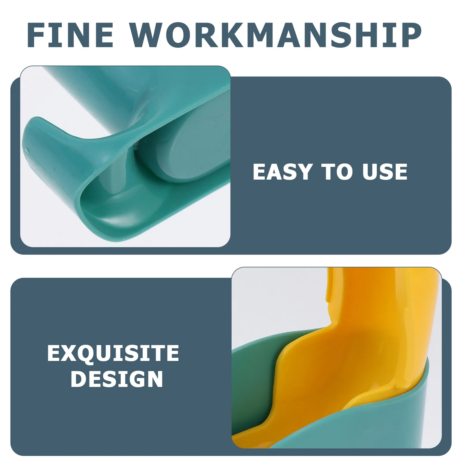 

Rice Spoon Holder Set High Quality PP Material Kitchen Storage Rack Green Color Stable Load Bearing Clean Hygienic Two in One