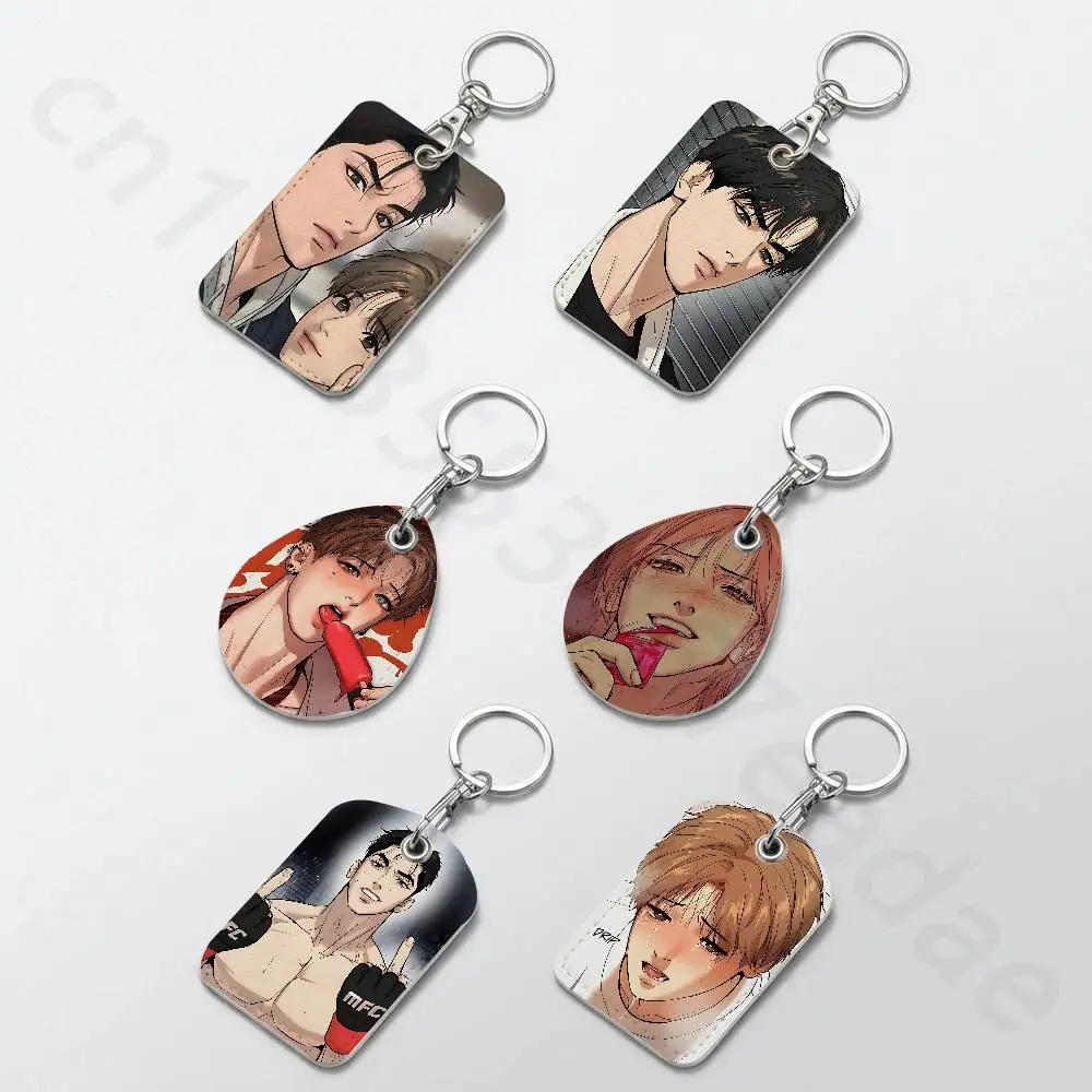 Classic Comic J-Joo Jaekyung Personalised Print Card Holder Suitable For Holder Girls Door Card Case Women Badge Holder Keychain
