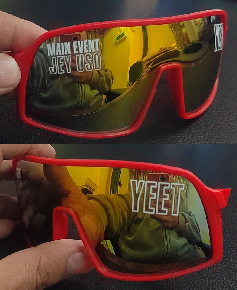 Jey Uso YEET Sport-Sonnenbrille für Erwachsene, Bloodline Wrestling, Fan-Ausrüstung, seltene Farben, sportliche Sonnenbrille für Männer und Frauen – Detail 23