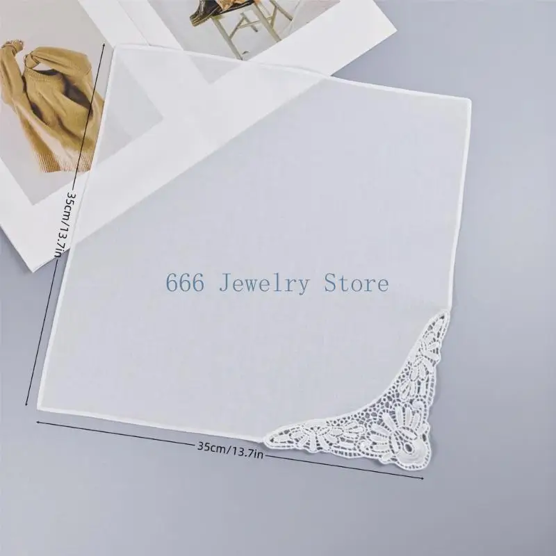 F2TD مناديل مزخرفة قطنية مزدوجة لحفلات الزفاف والاحتفالات الخاصة