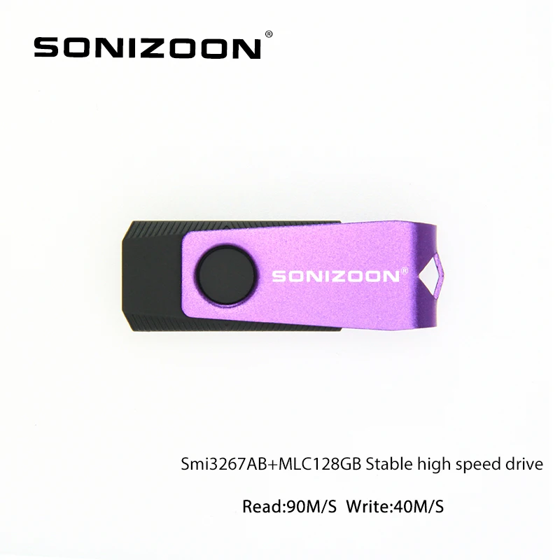 Sonizoon-usb 3.08ドライブ,高速,パーソナライズ,128gb,16gb,32gb,64gb,3.0gbメモリサポート