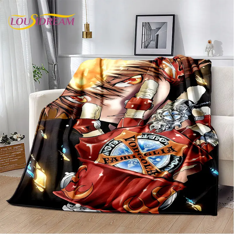Teachers Hitman Reborn Anime Soft Plush Blanket,Flannel Blanket Throw Blanket for Living Room Bedroom Bed Sofa Picnic Cover Kids