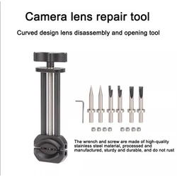 FOTGA Lens Repair Tool Multi-Function Vise Lens Filter Ring Spanner Wrench Open Tool Aluminum Alloy Universal Lens Repair Tool