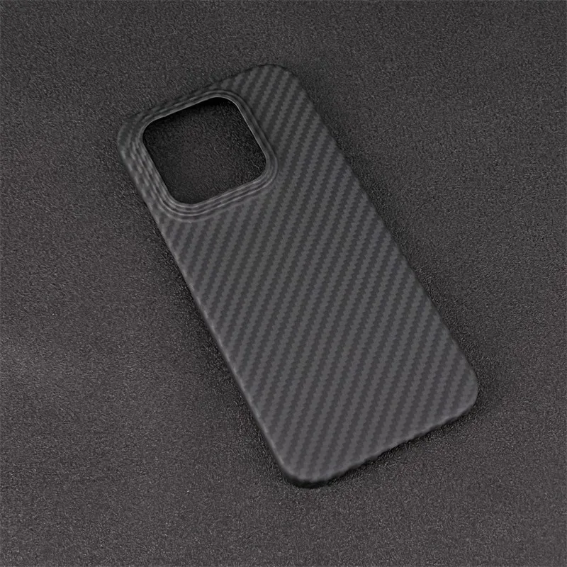 Real Carbon Fiber Lens Protection Phone Case for Xiaomi Mi 17 Pro Max Carbon Fiber Hard Cover Cases