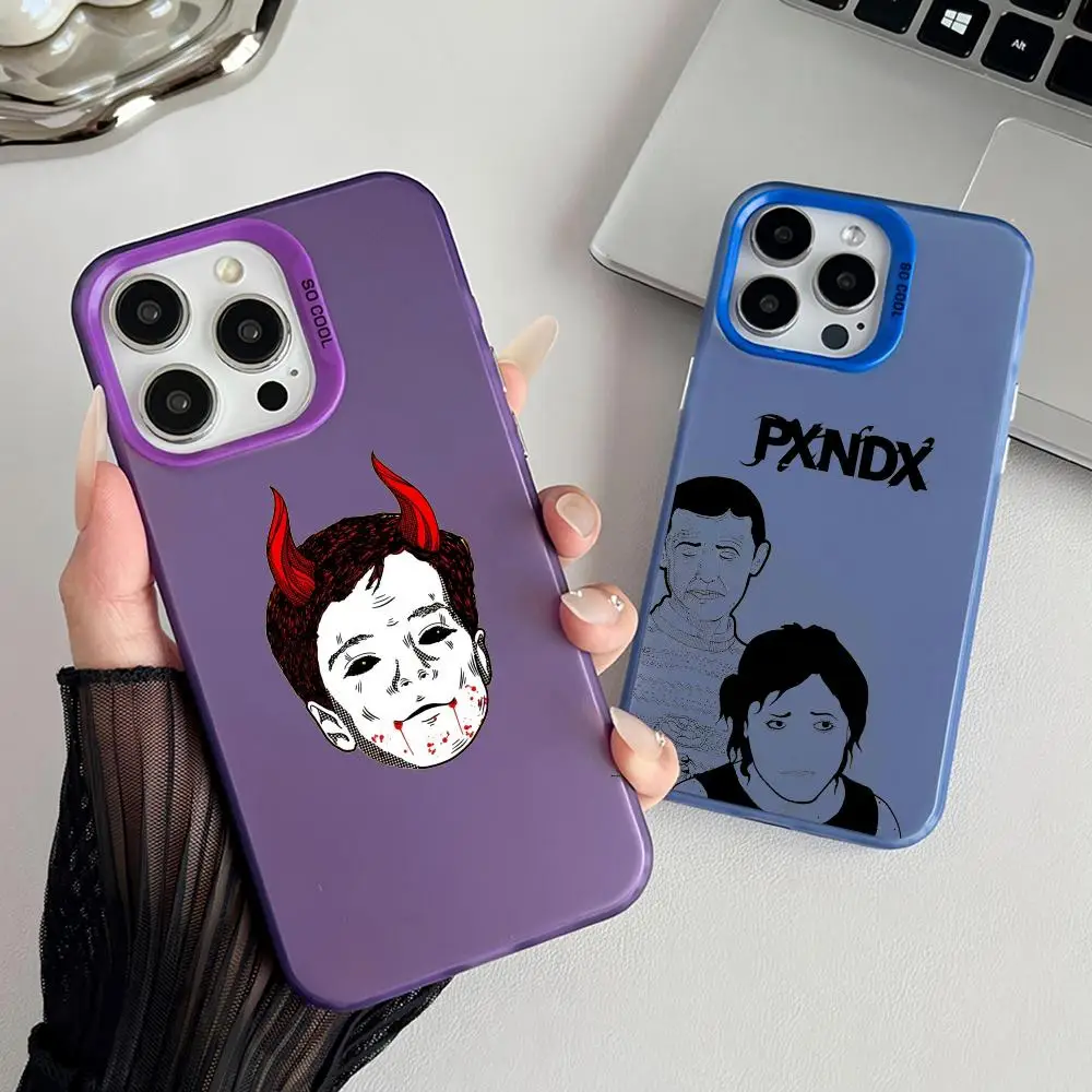 Coque de téléphone J-Jose Madero Singer, finition mate, effet laser Aurora, pour iPhone 17 16 15 14 13 12 11 Pro Max Air, protection antichoc
