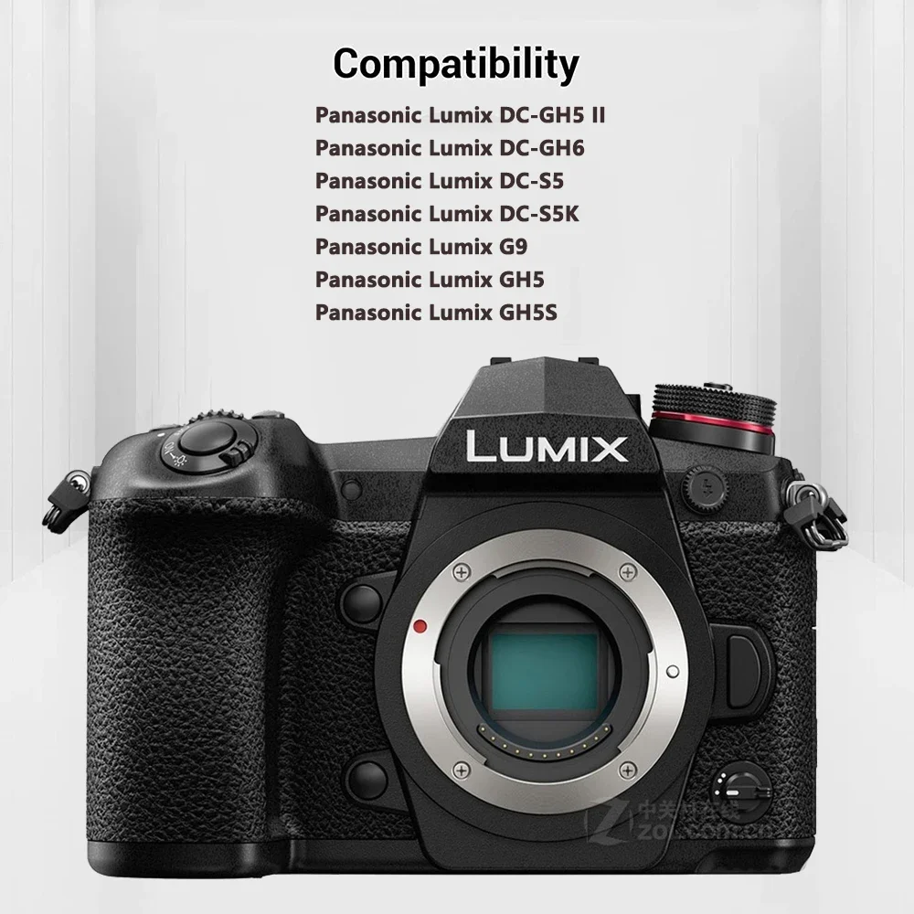 PD Type USB C DMW-BLK22 Dummy Battery Power Adapter For Panasonic Lumix G9 DC-S5K DC-S5 GH5S GH5 II GH6 Camera Charger