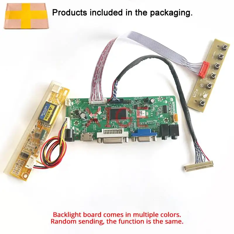 لوحة تحكم بالشاشة Fit LTN154AT07 LTN154AT01 LTN154AT10 LTN154AT09 VGA DVI HDMI 30Pin LVDS 1-CCFL 1280x800 1280*800 Kit DIY