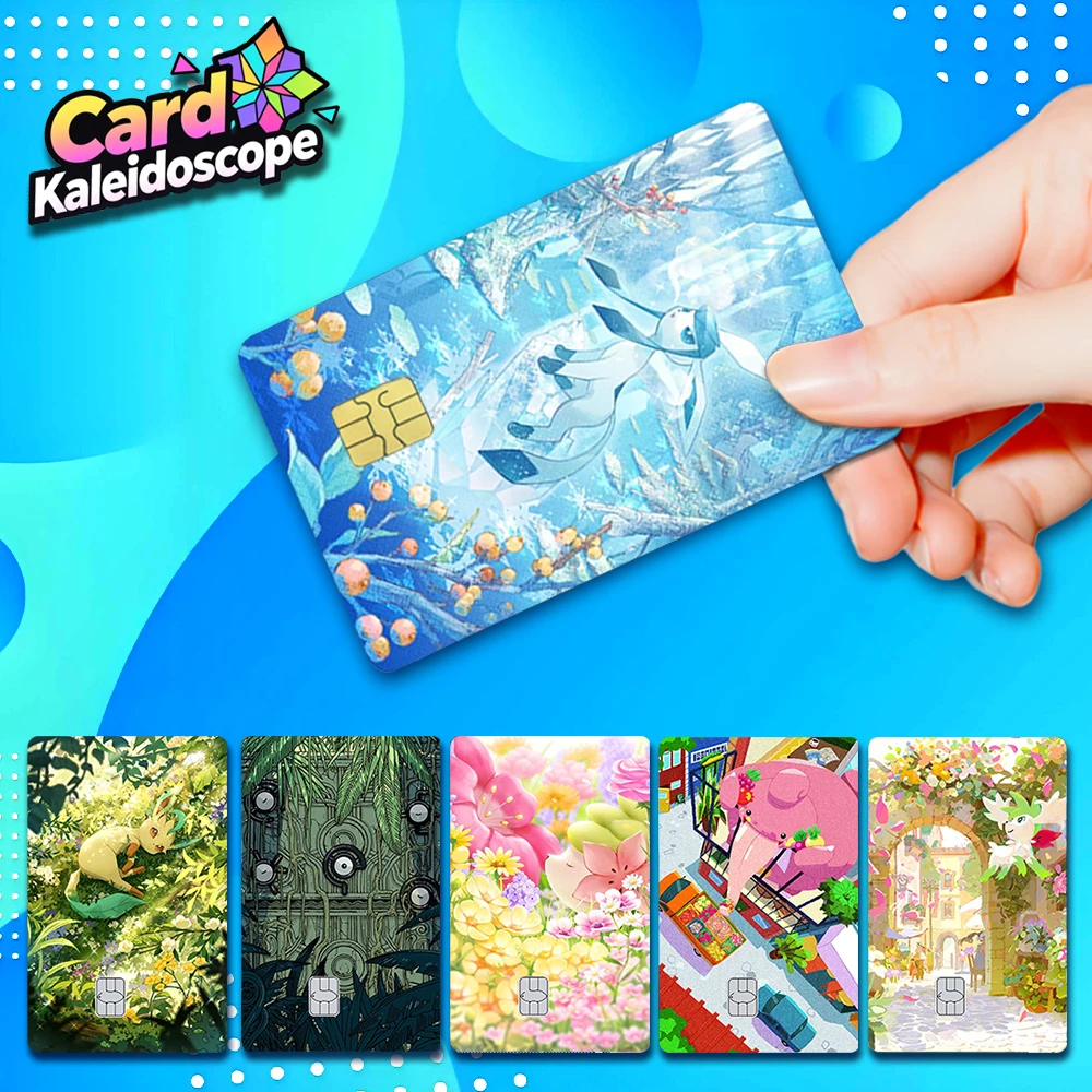 

【S5】 PTCG Pocket Card illustration‌ Series Credit Card Skin Stickers for VISA JCB Mastercard and other bank card decorations