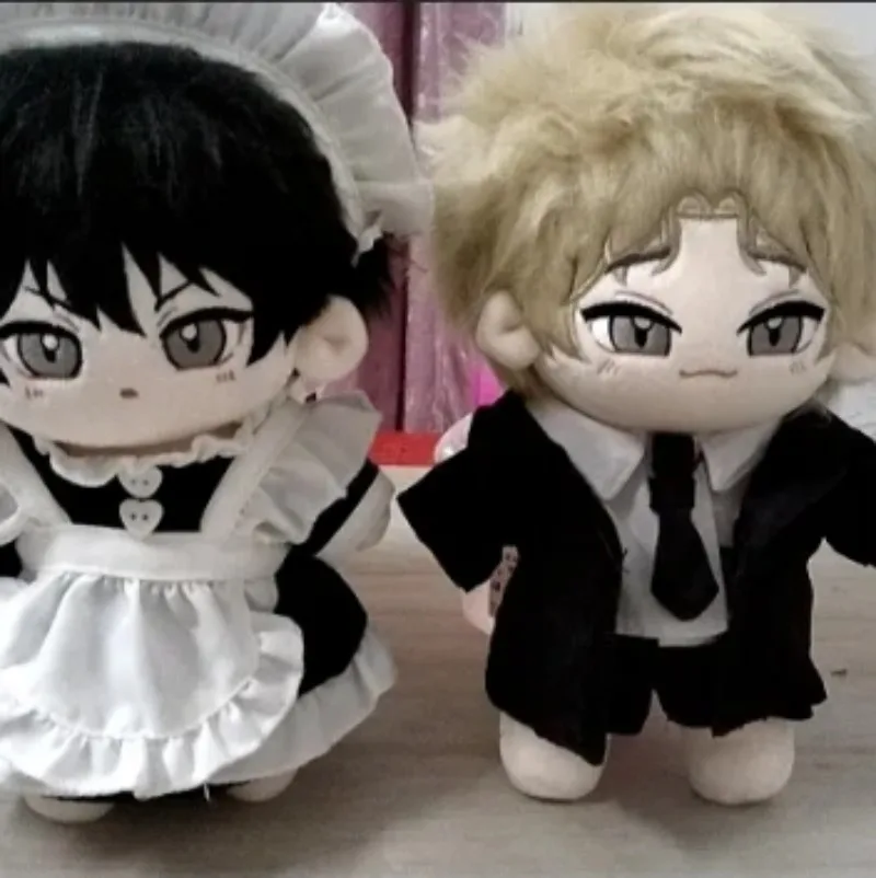 

Stuffed 20cm Night By The Water Kim EuiHyun Yeo TaeJu Handsome Boy Plush Dress Up Cotton Doll Body Cosplay Plushies Toys Gifts